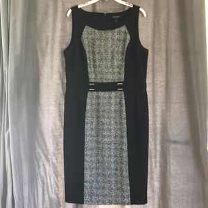 Black knee length dress